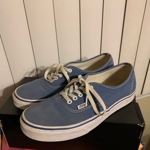 Authentic vans blue